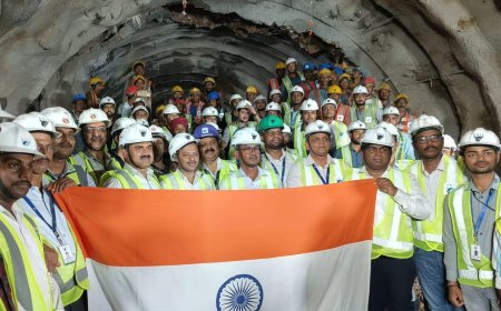 भारत की सबसे लंबी रेल सुरंग टनल न. 8 का सफलतापूर्वक ब्रेकथ्रू — हिमालयन कनेक्टिविटी की दिशा में ऐतिहासिक कदम